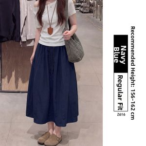 XIANYIJIAO | High Waist A-Line Half Skirt