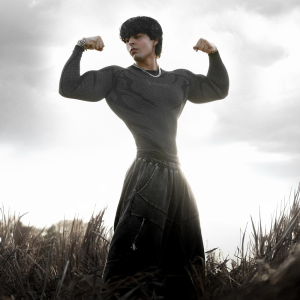JIANSHENSHIJIAJIANSHEN | American Tight High Elastic Long Sleeve Muscle Enhancing Mens Sports T-Shirt