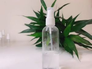 100ml Bottle With Spray / Plastic Clear Bottle / Can Be Filled with Disinfectant Etc
