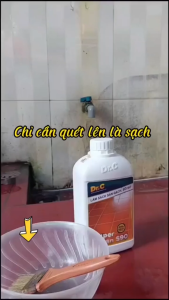 Tẩy Bồn Cầu Bị Ố VàngTẩy Gạch MenTẩy Xi MăngNước Tẩy Nhà Vệ SinhTẩy Rong Rêu Vôi Vữa Dr.C Super Clean S90 5 Lít