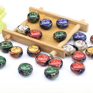 ปรับแต่งรูปแบบ Lacquer พระพุทธรูป Ash สร้อยข้อมือลูกปัด Tangka ห้าแผนที่ความมั่งคั่งตาขนาดเล็ก Perfect กระจัดกระจายลูกปัด