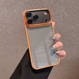 Luxury Metal Frame Camera protection Phone Case for iPhone 17 Air 16 15 14 Plus 13 12 11 Pro Max Acrylic Shockproof Bumper Cover