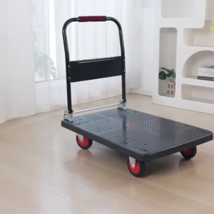 【SG】Foldable Trolley Rack Trolley Cart Heavy Duty Trolley With Wheels Folding Platform Trolley