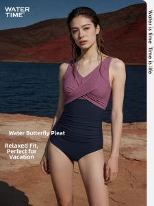 WATERTIME | Plus Size Elegant Full-body Swimsuit for Beach & Pool