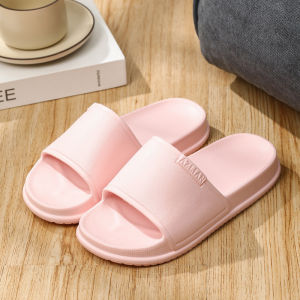 รองเท้าแตะ IELGY การตกแต่งภายในบ้านฤดูร้อนของผู้หญิงด้านล่างที่อ่อนนุ่มอาบน้ำคู่สวมด้านล่างหนารองเท้าแตะ