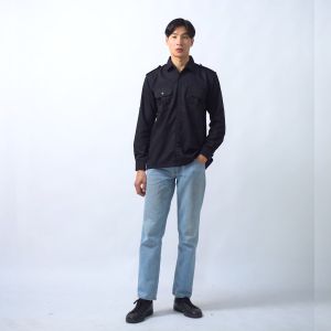 Baju Kemeja PDL PDH Lapangan Lengan Panjang - Pakaian Atasan Seragam Pria Wanita Premium Kerja