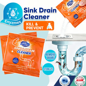 🇸🇬【SG stock】Drain Fly Killer Powerful Sink Drain Cleaner Kitchen Bathroom Toilet Sewer Pipe Clog Removal Enyzme Powder
