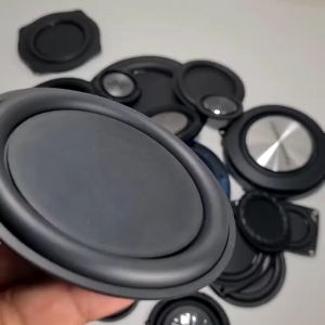 Isi 2 Passive Radiator Pasif Membran Bass Radiator Dengan Frame Besi 75/92mm Membran Speaker Bass Radiator 3Inch Audio Diy