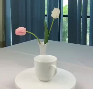 (Nhận in logo công Ty)Ca Sứ Long Phương Dung Tích 310 ML Uống Lipton Cafe Trà Tranh Cao Cấp