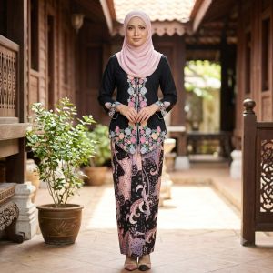 🔥ONE SET🔥KEBAYA NYONYA SULAM MODERN RAYA 2026 KAIN INSTANT PARIO ( TERUS SARUNG) READY KL