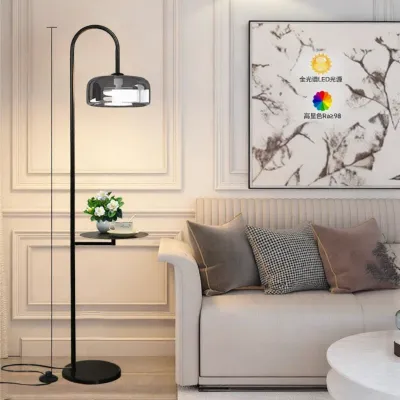 QIXIONG | Luxury Nordic Style Floor Lamp & Table Bedside Eye Protection Decorative Lamp