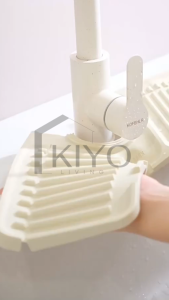 KIYO Alas Pelindung Keran Air 40 cm x 12.5 cm Bahan Silikon Untuk Dapur dan Kamar Besar Drain Sink Silicone High Quality