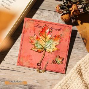 New Ginkgo Leaf Bookmark Exquisite Leaf Metal Bookmark Leaf Bookmark Intricate For Books Book Lovers Gift