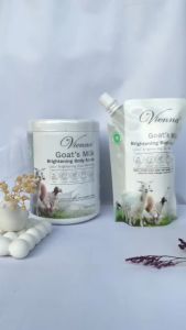 VIENNA Body Scrub Goat’s Milk - 250g | 1kg Pouch / Jar