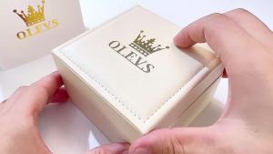 OLEVS | OLEVS 6663 Nam Thời Trang Đồng Hồ Cơ Tự Động Chống Thấm Nước Dây Thép Không Gỉ Dạ Quang Pha Mặt Trăng Đồng Hồ Bánh Đà Đồng Hồ Đeo Tay