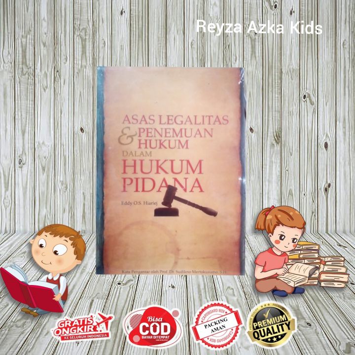 Buku Asas Legalitas And Penemuan Hukum Dalam Hukum Pidana By Eddy O S