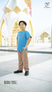 Setelan Baju Koko Muslim Anak Laki-Laki Lengan Pendek Model Kurta Ezaz 2-10 Tahun Y2 Kidswear