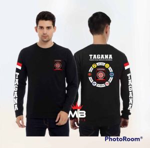 Kaos Tagana Premium Lengan Panjang  / Baju Tagana Gambar Sablon Keren / Sablon DTF Kaos Tshirt / Tshirt Pria Premium / Kaos Distro Premium / Baju Atasan Pria