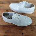 Sepatu Pdh model Jatah TNIPOLRI putih delie//Sepatu pdu pria dnas kantoran//Sepatu pantofel putih pria. 