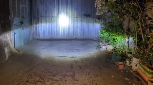 Chóa đèn pha bi cầu vòng led chuyên dùng 7inch 18cm cho PG1 XSR 155