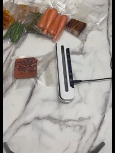 A!HOME เครื่องซีลสูญญากา 10ใบ ถุงซีล ใช้ได้ทั้งเปียกและแห้ง 1วินาที เครื่องซีลอาหาร เครื่องซีลสูญ