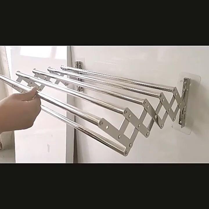 Jemuran dinding lipat Jemuran Baju Tempel Dinding Jemuran Pakaian