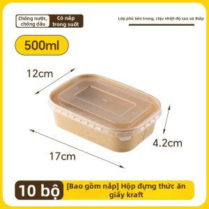 TAFUMAN | Hộp Cơm Picnic Dùng Một Lần An Toàn Với Lò Vi Sóng