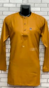 Kurta Lelaki Tanpa Kollar Dewasa Button Sleeve Design (Ready Stock)