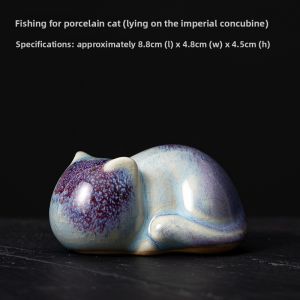 PINCIHUI | Creative Ceramic Cat Tea Companion for Desk and Living Room Decoration
