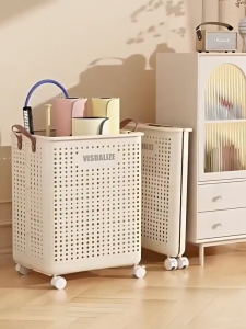 ️Foldable Laundry Basket Space Saving Large Capacity Clothes Storage Bag Shelves / Toys Organizer Storage