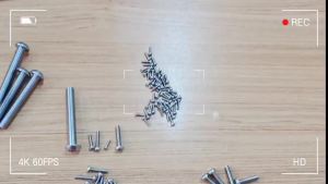 5-100Pcs 304 Stainlesss Steel Plum Blossom Head Screws Round Head Assortment Kit M2-M8 for Electronics Furniture & Automotive