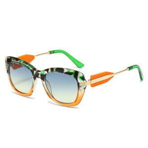 JN IMPRESSION Qua Biên Giới Mới Cat-Eye Kính mát thời trang Cá Tính Internet Người Nổi Tiếng Ins Tất Cả Các Trận Đấu Kính râm khung lớn Cho Phụ Nữ