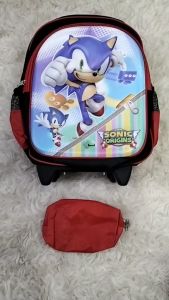 Ransel Troly Reboner 31289 Tas Sekolah Anak TK Karakter Sonic
