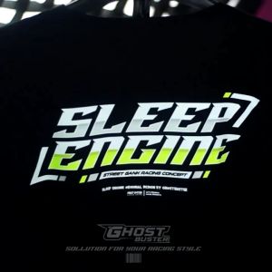 Kaos Racing Sleep Engine Street Gank Motor Drag Balap Modifikasi Baju Distro Motor Herex Tshirt Otomotif GBA3886