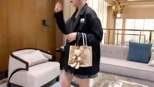 DEOBAGS TAS TOTE WANITA TAS TOTEBAG BEAR