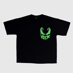 RE-ORDER] fvck-id Heat Reactive Oversized T-shirt Venom 20s Japan Cotton