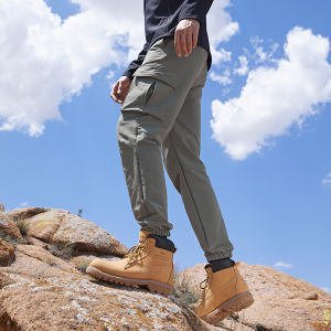SCALER | Thickened Fleece Elastic Drawstring Outdoor Work Hiking Pants Men