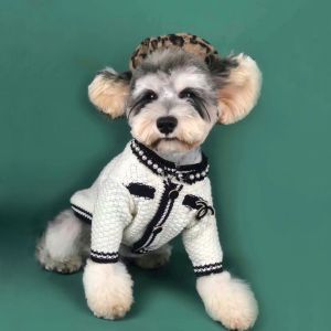Autumn Winter Pet Sweater for Dogs And Cats Teddy Schnauzer Bichon Pomeranian French Bulldog Corgi Maltese Open Cardigan