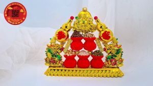 Dĩa tỏi thần tài di lạc vỉ song long ngũ cốc - Tỏi Cát Tường