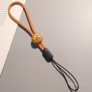 สายรัดข้อมือโทรศัพท์มือถือแบบปรับได้ ทนทาน ลายพิมพ์ลายน้ำตาล สายรัดข้อมือแบบปรับได้สำหรับผู้ชายและผู้หญิง สายรัดข้อมือแบบแข็งแรง