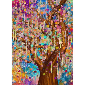 500 1000 1200 2000pcs Jigsaw Puzzle Tree Of Life Yggdrasil Norse Mythology Fantasy Art For Adults Kids Family Fun Brain Teaser