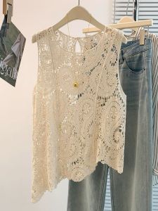 Áo Thun Đục Lỗ Hoa Văn Đan Tầng