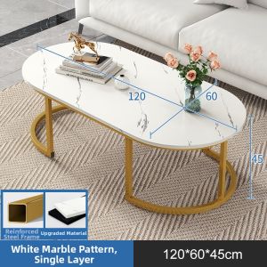 Modern Small Living Room Tempered Glass Tea Table