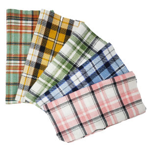 Teramila 25x25cm5-6PC/Lot Polyester-Cotton Plaid Patchwork Printed Cloth Sewing Quilting Fabric Needlework DIY Handmade Material