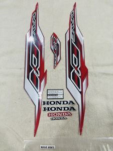 Bộ tem decal dán xe máy Honda Wave a Wave alpha Wave anpha đời 2023 màu đỏ zin thái siêu đẹp