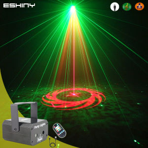 MINI RedGreen Laser Projector 32 Patterns Family Party Disco Light DJ Dance Bar Christmas Car Atmosphere Stage Effect Lamp R15N8