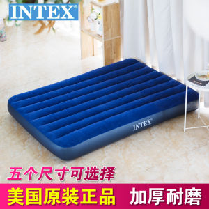 INTX Inflatable Mattress Household Double Extra Large Thickened Floatation Bed Single Outdoor Foldable Lunch Break Portable Water Bed