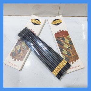 Hộp combo 10 đôi đũa nhựa mạ vàng hợp kim cao cấp