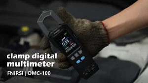 FNIRSI DMC-100 DC AC เครื่องวัดกระแส10000จำนวนมัลติมิเตอร์แบบดิจิทัล600A ตัวยึดแอมมิเตอร์ที่ทดสอบ USB อุปกรณ์ตัดสายไฟ NCV