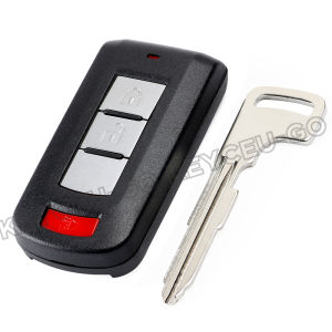 KEYECU OUCGHR-M015 M015 8637D007 315MHz ID47 Chip 3 Buttons 4 Buttons Smart Remote Key Fob for Mitsubishi Outlander 2022+